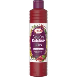 Hela Gewürzketchup Curry extra scharf (800 ml)