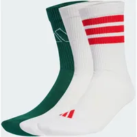Adidas Logo Socken. 3 Paar WEISS|WEISS|pastellmagenta 35/36
