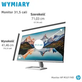 HP M32f FHD 32" 2H5M7E9