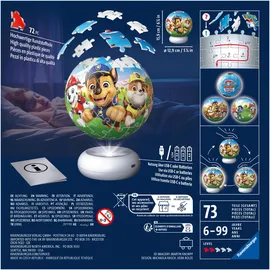 Ravensburger 3D Puzzle-Ball Nachtlicht Paw Patrol