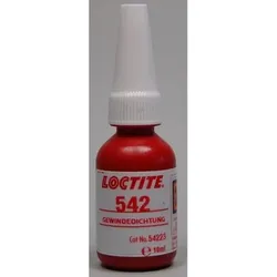 542 Gewindedichtung mittelfest braun niedrigviskos, 10ml Flasche - braun
