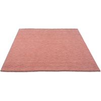 Wollteppich Karchau, Home affaire, rechteckig, Höhe: 13 mm, Handweb Teppich, meliert, reine Wolle, handgewebt, brilliante Farben rosa 90 cm x 160 cm x 13 mm