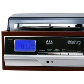 Camry CR 1113, Halbautomatisch, Schwarz, Chrom, Holz 33,45 RPM, 33,45,78 RPM, AM,MF,PLL