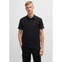 Boss Slim fit Poloshirt mit kurzer Knopfleiste Modell 'Prime', Black, XXXL