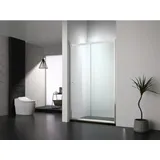 vente-unique Duschtrennwand Seitenwand Schiebetür - 140 x 190 cm - JESSICA II