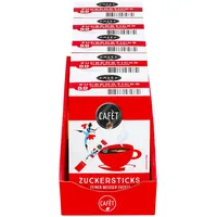 Cafet für Cremesso Zuckersticks 50 Sticks 250 g, 5er Pack