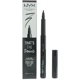 NYX Professional Makeup That’s The Point Eyeliner - Eyeliner-Kollektion mit 7 tiefschwarzen Stiften, verschiedene Applikatoren, 1, 1 ml, A Bit Edgy 01