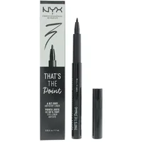 NYX Professional Makeup That’s The Point Eyeliner - Eyeliner-Kollektion mit 7 tiefschwarzen Stiften, verschiedene Applikatoren, 1, 1 ml, A Bit Edgy 01