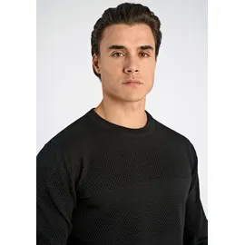 Lindbergh Strickpullover Relaxed Fit Schwarz L