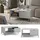 Vicco Eliza Grau Kiefer 90 x 50 x 45 cm