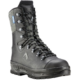 Haix Schnittschutzstiefel / Schnittschutzschuhe Protector 2.0 in KOX Edition mit Gore-Tex Schwarz/Grau 38