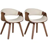 CLP Stuhl, Creme, Eiche, Textil, 62x76x52 cm, Esszimmer, Stühle, Esszimmerstühle, Vierfußstühle