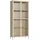 [en.casa] Vitrinenschrank Säkylä 180 x 80 x 35 cm Kamelfarben