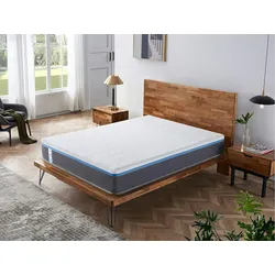 Sensoreve Matratze 140x200cm - Dicke 28cm - Naturlatex und Memory-Schaumstoff - Weich