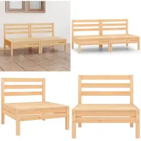 2-Sitzer-Gartensofa Kiefer Massivholz - Gartensofa - Gartensofas - Home & Living