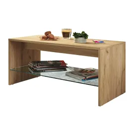 VCM Couchtisch Glas Wisal