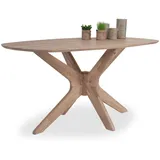 HARPER Esstisch Esstisch HARPER MORNA H 75 cm braun Esszimmertisch braun