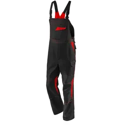 Latzhose "IMAGE DRESS new design" - 58 - schwarz/rot