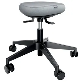 Leitz Sitzhocker 60 x 0 x 0 cm Grau/Schwarz