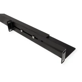 Value Gleitschienen, 1 Paar, tiefenvariabel 610-935 mm, schwarz