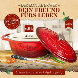krustenzauber Bräter 33 cm oval