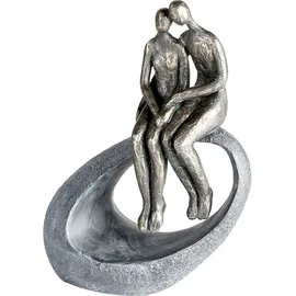 Casablanca by Gilde GILDE Skulptur Moment bronzefarben, grau - (H) 27 cm | Gr.: onesize