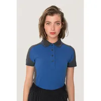 Hakro Damen Poloshirt Contrast Mikralinar® royalblau/anthrazit, 4XL