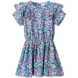 vidaXL Kinderkleid mit Rüschenärmeln Kobaltblau 116