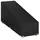 vidaXL Abdeckung für Sonnenliege 205 x 75 x 40/70 cm Schwarz