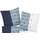 JANINE Milano Gestreift Blau 80 x 80 cm