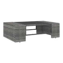 vidaXL Garten-Lounge-Set grau 49527