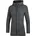Kapuzenjacke Damen anthrazit meliert 44
