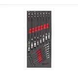 Milwaukee Gelenk-Ratschen-Ringmaulschlüssel Einlage 15-tlg.