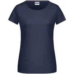 Damen Basic T-Shirt "8007" - S - navy
