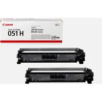 Canon Original Toner 051H Doppelpack schwarz hohe Ergiebigkeit (OP2169C002DP)