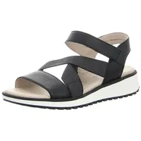 CAPRICE Leder-Sandalen "Kandy" in Schwarz - 39