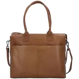 GREENBURRY Fiorentina Aktentasche Leder 39 cm Laptopfach braun