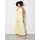 Apricot Jumpsuit aus Viskose-Mix mit Gürtel, Hellgelb, L