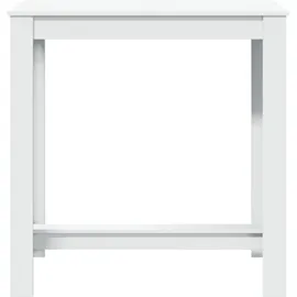 vidaXL Bartisch 102 x 50 x 103,5 cm Weiß