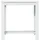 vidaXL Bartisch 102 x 50 x 103,5 cm Weiß