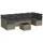 vidaXL Garten-Lounge-Set 8-tlg. grau