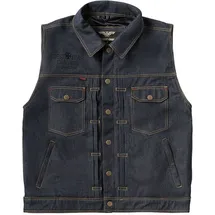 West Coast Choppers Weste Blau XL