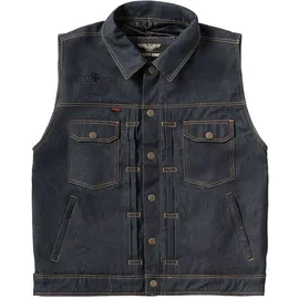 West Coast Choppers Weste Blau XL
