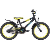 Bikestar Kinderfahrrad 12 Zoll 17,5 cm schwarz/grün