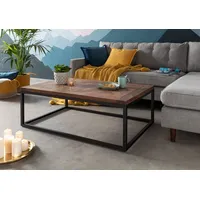 MASSIVMOEBEL24.DE Massivmoebel24 - Couchtisch Akazie 110x70x40 walnuss lackiert lounge