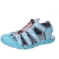 CMP Kids SAHIPH Hiking Sportliche Sandale, Hellblau-Orange (Acqua-Sunrise), 37