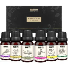 Brubaker Ätherische Öle Aromatherapieöle 6 x 10 ml