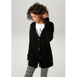 Aniston CASUAL Strickjacke ANISTON CASUAL Schwarz 48