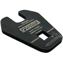 Pedro's Crowfoot Pedalschlüssel 3/8" drive 15mm schwarz