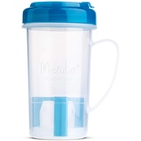 Merula Cupscup Mikrowellen-Dampfreinigungsbecher für Menstruationstassen, Transparent-blau